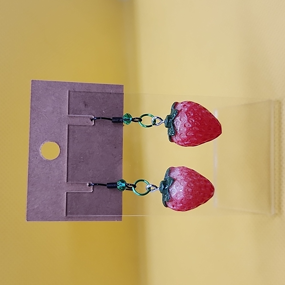 Strawberry earrings